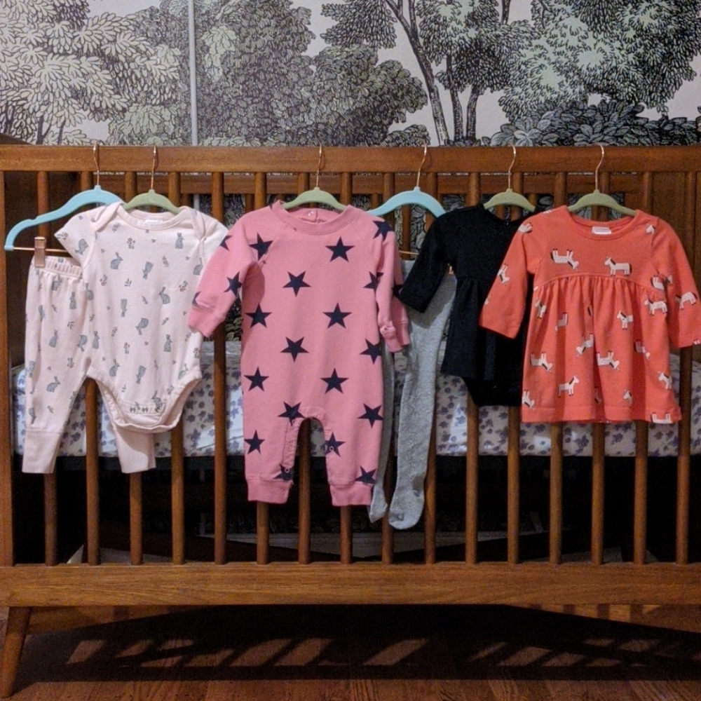 Lot of 3-6 mos clothes: Hanna Andersson & Primary